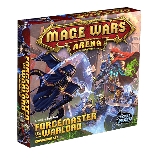 Mage Wars Forcemaster Vs Warlord Expansion Set Game NIB SEALED Arcane Wonders 