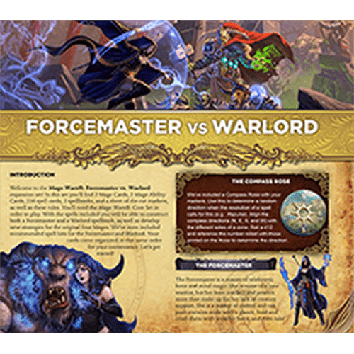 Mage Wars Arena: Forcemaster vs. Warlord – Arcane Wonders